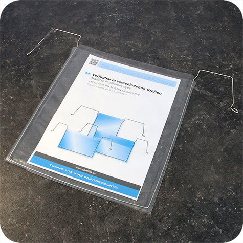 legatoria Busta rinforzata. A5 lato corto TRASPARENTE, in PVC flessibile 140 micron, senza patella di chiusura, per formato A5 (148x210mm).