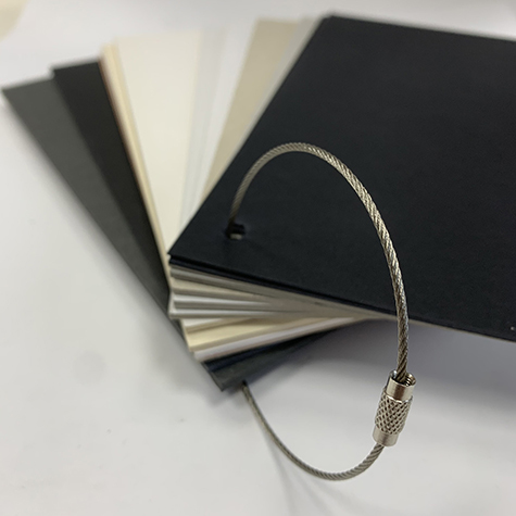 legatoria Anelli apribili flessibili INOX, 150mm in acciaio inossidabile, lunghezza aperto 150 mm, con chiusura a vite.