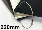 legatoria Anelli apribili flessibili INOX, 220mm leg2234.