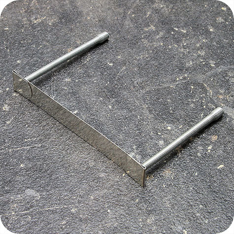 legatoria Fastener a molla doppia da assemblare con codice leg1031. 90x12mm montata su piastra di base, lunghezza spirale di 60mm.