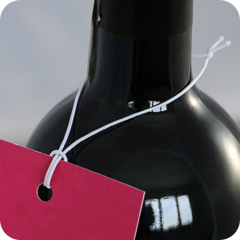 legatoria Anello elastico con nodo 40-80mm BIANCO, lunghezza aperto 8cm, lunghezza chiusa 4cm, spessore 1mm. Elastico rivestito in tessuto.