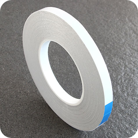 legatoria Nastro biadesivo in tessuto, 9mm alte prestazioni, adesivo permanente da entrambi i lati, in rotolo da 50m.