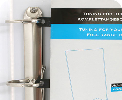 legatoria File Strip, Striscia perforata autoadesiva per archiviazione a 4 buchi, 280x25mm TRASPARENTE, in PVC rigido, lunghezza 280mm. Interasse fori 80mm.