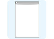 legatoria Sacchetto polipropilene orientato (OPP) 240x320mm TRASPARENTE, in polipropilene (OPP) da 30 micron, con patella da 30mm e banda autoadesiva di chiusura sul lato corto leg2312