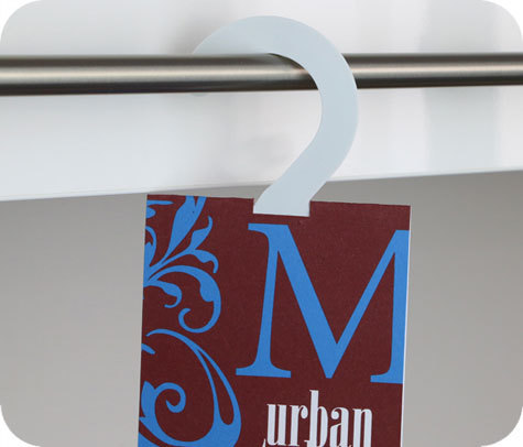 legatoria Gancio appendi campionari 72x72mm TRASPARENTE, spessore 2,2mm.