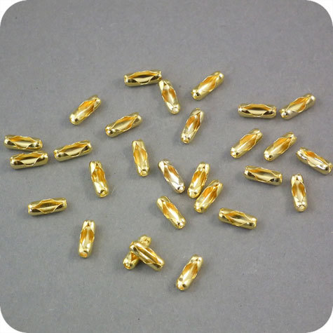 legatoria Connettore per catena a sfere da 2,4mm OTTONATO.