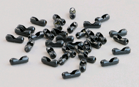 legatoria Connettore per catena a sfere da 2,4mm NERO.