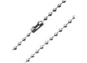 legatoria Catena a sfere, nichelata, lunghezza 10cm NICHELATA, diametro sfere 3,2mm, con connettore di chiusura leg631