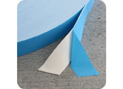 legatoria Nastro biadesivo in schiuma di polietilene, 12mm adesivo permanente da entrambi i lati, spessore 1mm, in rotolo da 50m.