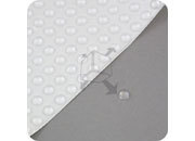 legatoria Paracolpi in gomma autoadesivi, diametro 10mm TRASPARENTE,  emisferici, spessore 3,2mm, adesivo permanente leg2397