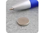 legatoria Calamita diametro 12mm spessore 2mm Calamita cilindrica spessore 2mm, dischi magnetici al neodimio, grado magnetico N35 forza di attrazione massima: 1300g leg2404