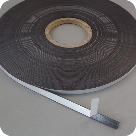 legatoria NastroMagneticoAutoadesivo, Anisotropo, altezza10mm spessore: 1mm, autoadesivo 3M tape, magnetizzazione anisotropa ad alta efficienza.
