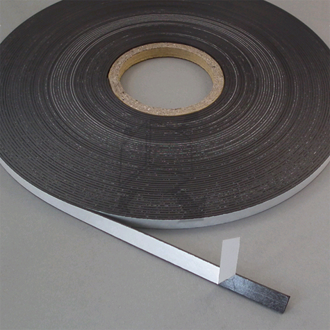 legatoria NastroMagneticoAutoadesivo, Anisotropo, altezza10mm spessore: 1.5mm, autoadesivo 3M tape, magnetizzazione anisotropa ad alta efficienza.