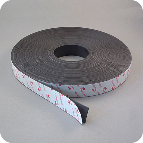 legatoria NastroMagneticoAutoadesivo, Anisotropo, altezza40mm spessore: 1mm, autoadesivo 3M tape, magnetizzazione anisotropa ad alta efficienza.