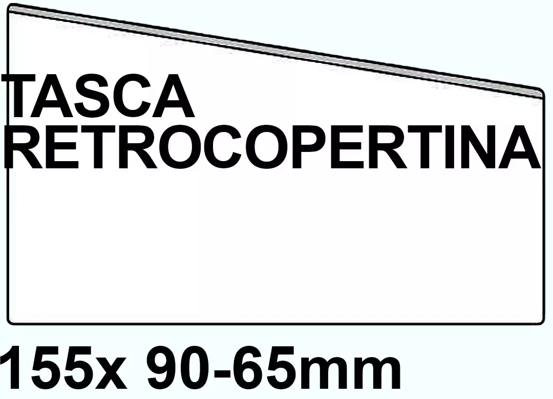 legatoria Busta autoadesiva 155x90-65mm leg2454.