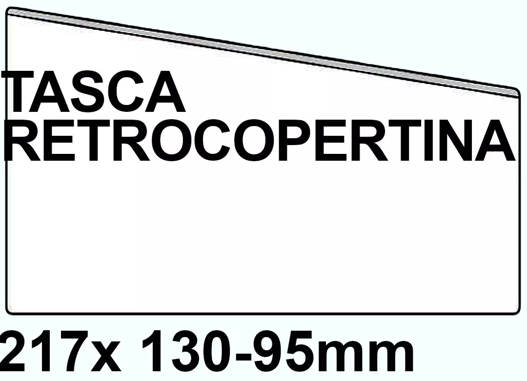 gbc Busta autoadesiva 217x130-95mm A4 TRASPARENTE. Autoadesiva. Apertura inclinata. Aperta sul lato lungo 3el8134