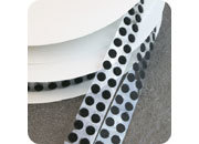 legatoria Bollini in velcro autoadesivi, diametro 10mm leg248.