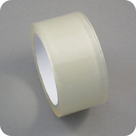 legatoria Nastro adesivo da pacchi TRASPARENTE Altezza 50 mm, Adesivo permanente su un lato. Silenzioso (Low-noise). Rotolo lungo 66 metri. Foglia di polipropilene da 28 micron. Adesivo Acrilico.