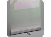 legatoria Roll-Up pubblicitario CLASSIC, 850 x 2000 mm In alluminio ARGENTO, classic design Dimensione visibile 850 x 2000 mm. Con asta telescopica pieghevole. Inclusa borsa per trasporto Un piede estensibile in alluminio. Peso netto: 3,3 kg Peso lordo: 3,5 kg leg2498