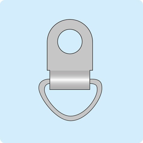 legatoria Maniglie viti sepolte, metallo OTTONATO maniglia da integrare alle viti sepolte per rilegatura.