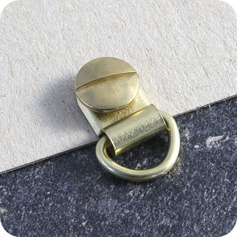 legatoria Maniglie viti sepolte, metallo OTTONATO maniglia da integrare alle viti sepolte per rilegatura.