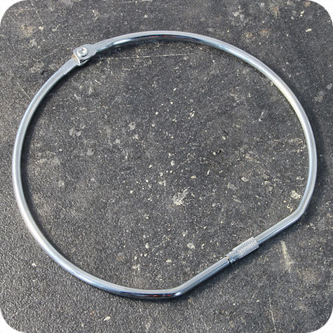 legatoria Anello apribile metallo NICHELATO 203mm NICHELATO. Diametro interno: 203mm.
