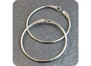 legatoria Anello apribile metallo NICHELATO 90mm NICHELATO. Diametro interno: 90mm leg2567