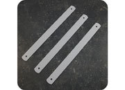 legatoria Maniglia in plastica GRIGIO. In PVC flessibile. Dimensioni: 300x25x2,5mm. leg2572