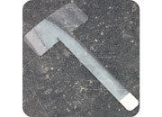 legatoria Supporto per cartelli Wobbler ,140mm TRASPARENTE, con una estremit autoadesiva molto tenace. In polietilene 240 micron leg2578