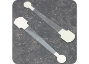 legatoria Supporto per cartelli Wobbler, 170 TRASPARENTE, con due estremit autoadesive in schiuma di polietilene molto tenaci. In polietilene 280 micron leg2584