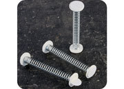 legatoria Supporto a molla per cartelli Wobbler, 80mm BIANCO, in plastica, lunghezza 30mm. Con due estremit autoadesive in schiuma di polietilene molto tenace leg2585