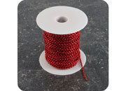 legatoria Catena a sfere, a metraggio ROSSA, diametro sfere 2,4mm leg2586