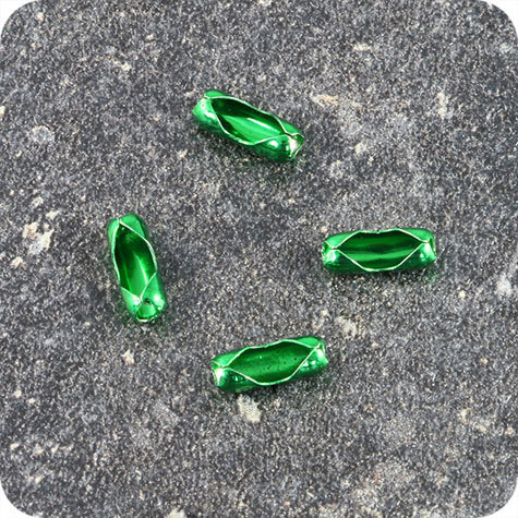 legatoria Connettore per catena a sfere da 2,4mm VERDE.