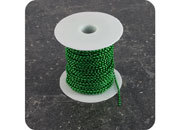 legatoria Catena a sfere, a metraggio VERDE, diametro sfere 2,4mm leg2591