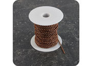 legatoria Catena a sfere, a metraggio in metallo con finitura RAME ANTICATO, diametro sfere 2,4mm leg2604