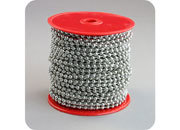 legatoria Catena sfere 5mm, nichelata NICHELATA, diametro sfere 5mm leg2610