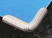 legatoria AngolinoMetallico nichelato, 8mm 8mm per lato, protegge copertine spesse fino a 1,8mm*.