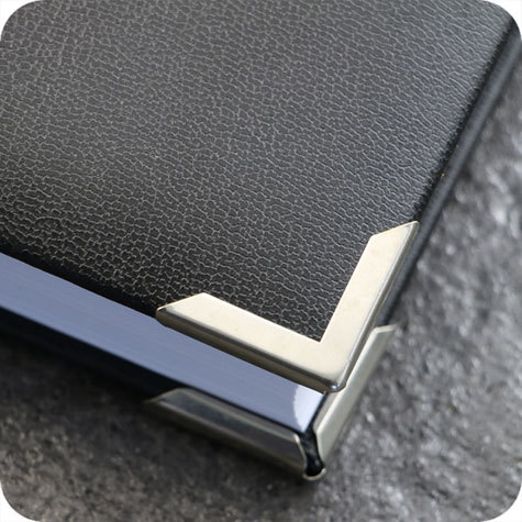 legatoria Angolino metallico bianco 22mm per lato, protegge copertine spesse fino a 3.5mm.