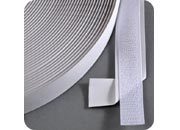 legatoria Nastro in velcro autoadesivo maschio, 16mm sfuso a metraggio, BIANCO.