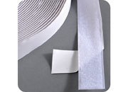 legatoria Nastro in velcro autoadesivo femmina, 25mm sfuso a metraggio, BIANCO leg269