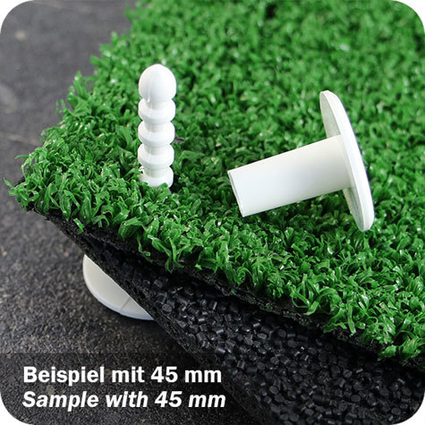 legatoria Perno rilegatore, lunghezza 85mm con boccola di bloccaggio. Testa diametro 23mm. Per lunghezza, si intende la distanza INTERNA tra le due teste, che corrisponde allo spessore del volume da rilegare.