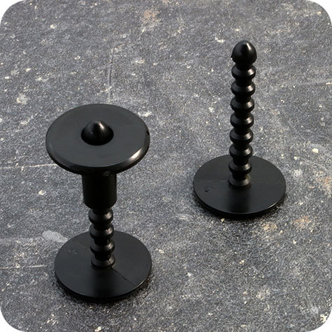 legatoria Perno rilegatore, lunghezza 205mm NERO. Con chiusura a tubetto. Testa diametro 23mm. Per lunghezza, si intende la distanza INTERNA tra le due teste, che corrisponde allo spessore del volume da rilegare.