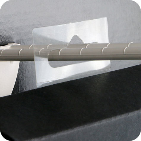 legatoria Appendini trasparenti autoadesivi per blister 50x50mm foratura standard europea. In PET trasparente flessibile da 325 micron, per oggetti fino a 400 grammi. In carnet da 10 pezzi.