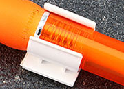 legatoria Portapenne autoadesivo in plastica, 12x15mm BIANCO, altezza 12mm.