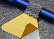 legatoria Portapenne grosse, autoadesivo elastico, GRIGIO Per penne grosse (circonferenza 3-4cm). Dimensioni lembo adesivo: 45x30mm. leg2816