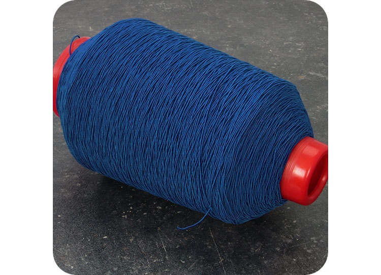 legatoria Cordino elastico, spessore 1mm BLU SCURO, rivestito in tessuto leg2827