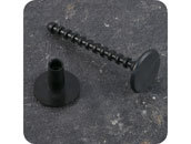 legatoria Perno rilegatore, lunghezza 65mm NERO. Con chiusura a tubetto. Testa diametro 23mm. Per lunghezza, si intende la distanza INTERNA tra le due teste, che corrisponde allo spessore del volume da rilegare.