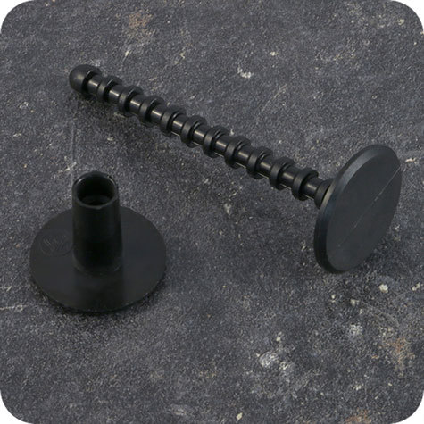 legatoria Perno rilegatore, lunghezza 65mm NERO. Con chiusura a tubetto. Testa diametro 23mm. Per lunghezza, si intende la distanza INTERNA tra le due teste, che corrisponde allo spessore del volume da rilegare.