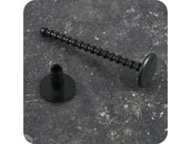 legatoria Perno rilegatore, lunghezza 85mm NERO. Con chiusura a tubetto. Testa diametro 23mm. Per lunghezza, si intende la distanza INTERNA tra le due teste, che corrisponde allo spessore del volume da rilegare leg2864