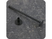 legatoria Perno rilegatore, lunghezza 140mm NERO. Con chiusura a tubetto. Testa diametro 23mm. Per lunghezza, si intende la distanza INTERNA tra le due teste, che corrisponde allo spessore del volume da rilegare.